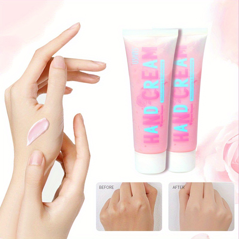 USHAS Comercio exterior europeo y americano Crema de manos de rosas transfronteriza Hidratante Hidratante Hidratante, Anti-seco y agrietado Hidratante HA194
