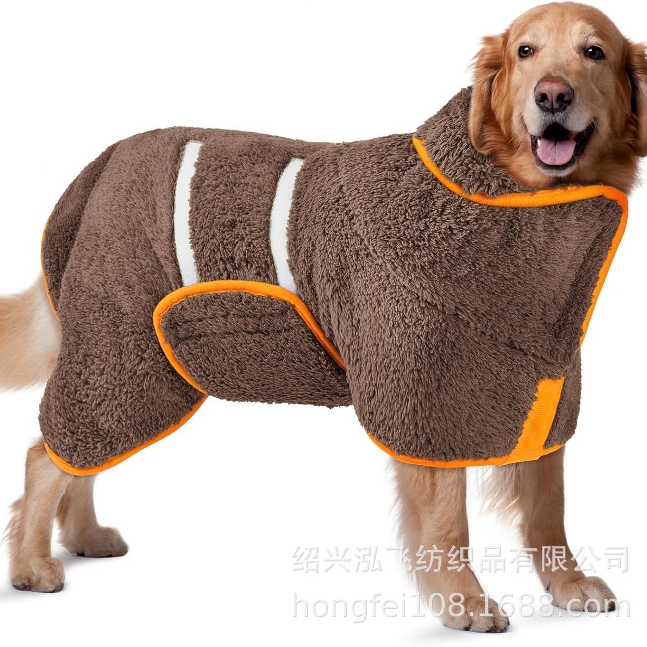 Dog Bathrobe Quick-Drying Super Absorbent Dog Bathrobe Warm Dog Towel after Bathing