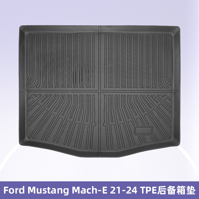 Para Ford Mustang Mach-E 21 - 24 3D TPE para todas las condiciones climáticas Cojín del maletero