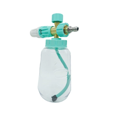 Gun with Transparent Spray Bottle 1/4 — High pressure car wash water gun