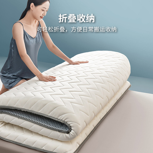 Latex mattress rental soft pad home use double-layered tatami sleeping mat bedding for student dormitory single pad quilt