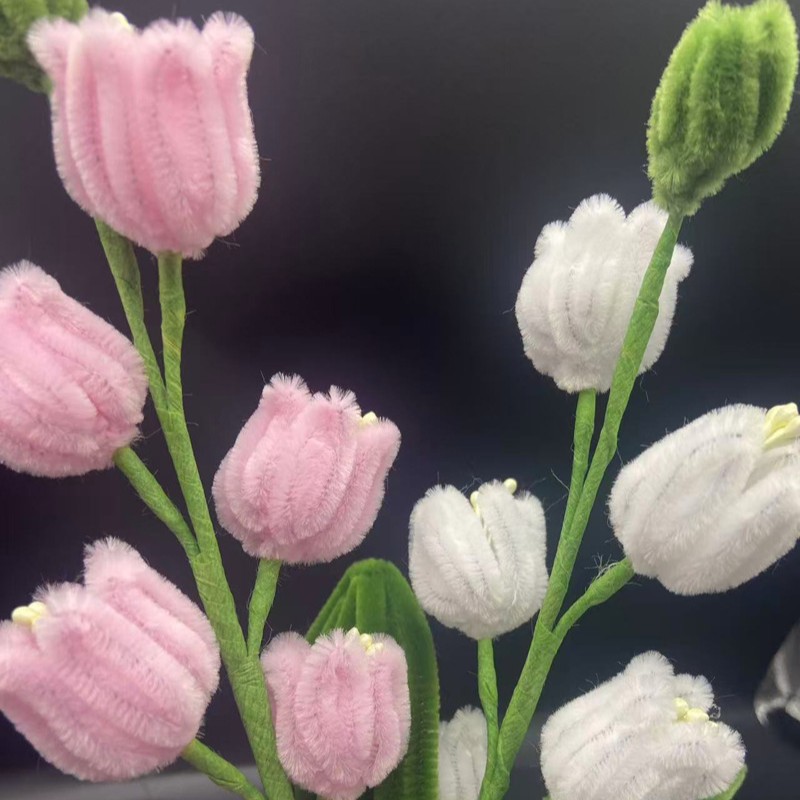 Single Twist Stick Finished Product, Handmade Arrangement Decoration, Lily Of The Valley Wedding Bouquet, Home_voghion.com