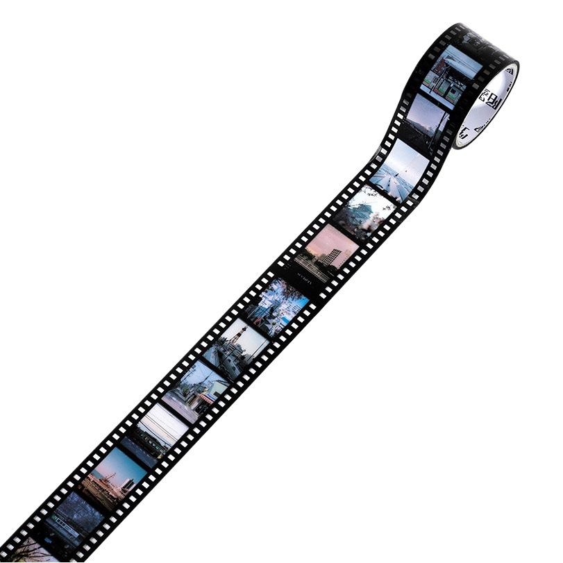 Mo mo serie de películas artísticas cinta de PET romántica ins feilin retro película transparente diario pegatinas decorativas