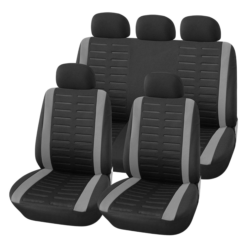 Cubierta de asiento de coche universal transfronteriza tela plana cubierta de asiento interior del coche de 5 asientos cubierta de silla de comercio exterior fábrica al por mayor image 1