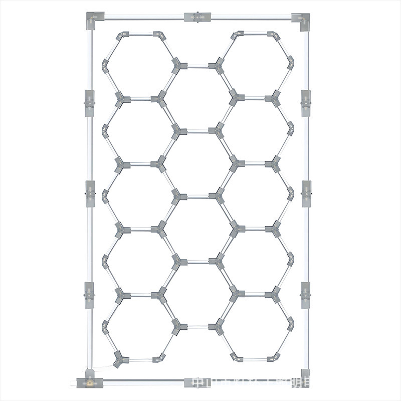 Lámpara de panal transfronteriza 110v lavado de coches lámpara de estación de trabajo led taller de reparación de maquinaria techo luz solar de automóviles lámpara de estación de belleza