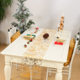 Amazon Cross-border Hot Stamping Foil Mesh Table Runner Holiday Party Wedding Decoration Table Decorative Table Runner