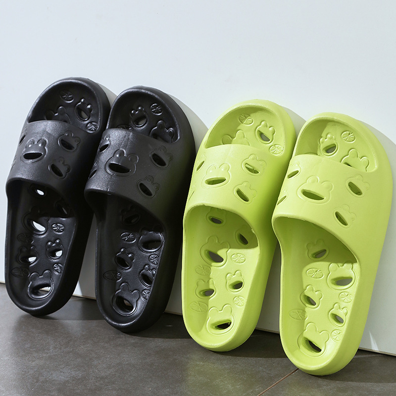 Leaky Bathroom Bathing Slippers for Women's Summer Indoor Home Hollow Non-slip Thick Bottom Slippers for Couple Men Leaky Bathroom Bathing Slippers for Women's Summer Indoor Home Hollow Non-slip Thick Bottom Slippers for Couple Men