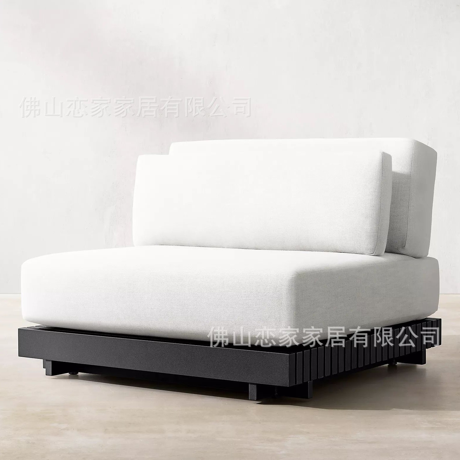 Al Aire Libre de alta gama de aluminio anti-óxido sofá Hotel terraza al aire libre jardín ocio impermeable protector solar sofá muebles