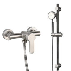 304 stainless steel shower faucet bathroom rain shower pipe hot and cold shower faucet manufacturer wholesale