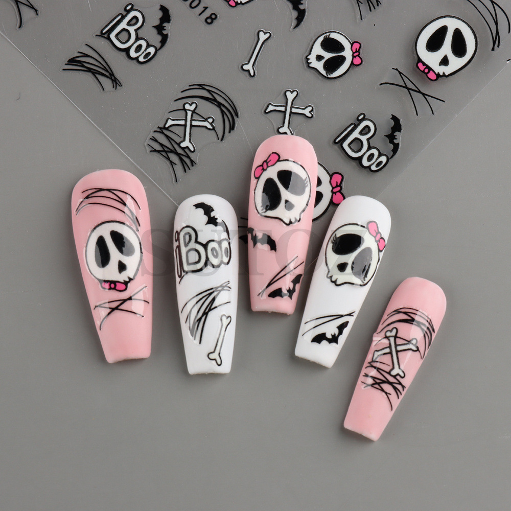 Halloween Cartoon Style Cartoon Synthetics Nail Patches 1 Set display picture 7