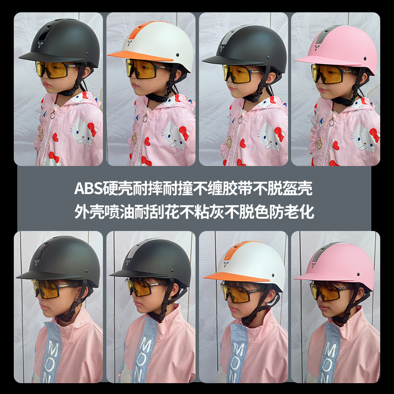 UCACO sombrero de equitación al aire libre verano transpirable jóvenes niños casco ecuestre resistente a la caída transfronteriza arnés al por mayor