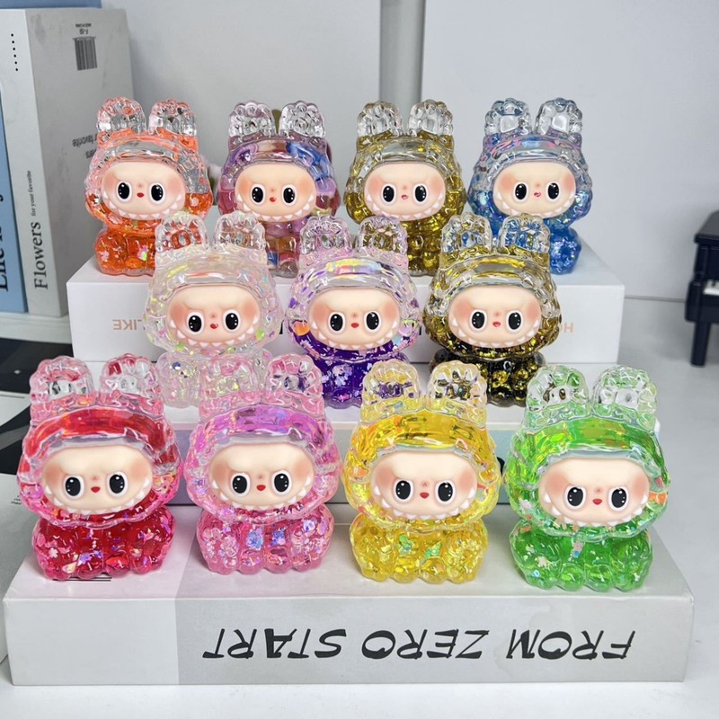 オイルフローサラブブブラインドボックスクリエイティブブティック人形手作りデスクトップ装飾品卸売キーホルダー|undefined