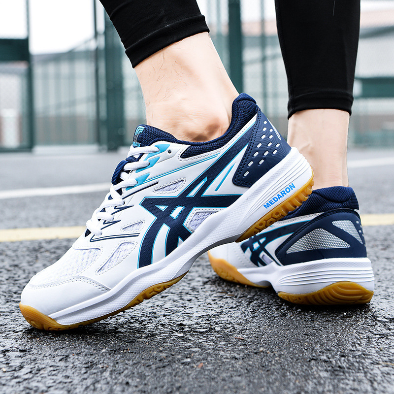 Foreign Trade New Men's and Women's Ultra-Light Indoor and Outdoor Couple's Shoes Badminton Shoes Non-Slip Wear-Resistant Tennis Shoes
