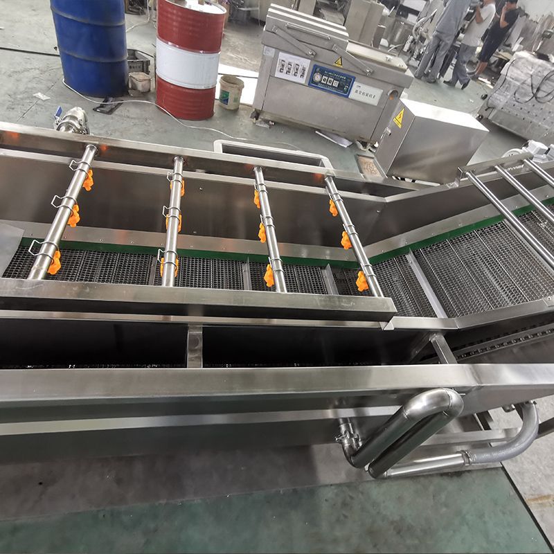 厂家直供专业加工制作气泡清洗机 大姜生姜清洗机 酸菜气泡清洗机