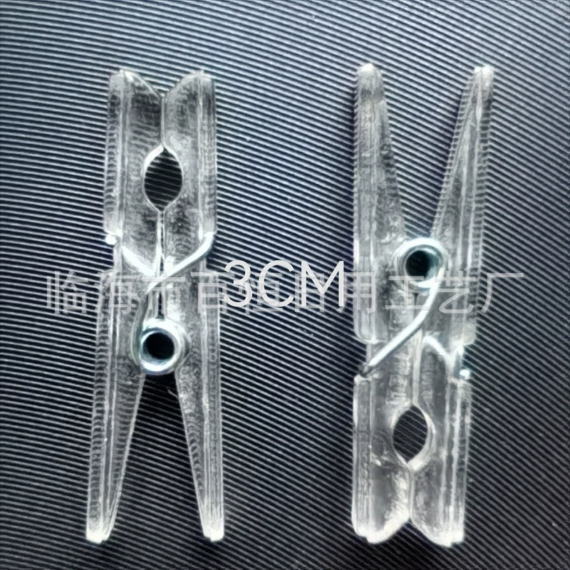 Мини-клипсы для фотографий из прозрачного пластика 3*0.8 см для лампочек, в наличии, для трансграничной торговли, Amazon, AliExpress, 50 штук, 100 штук