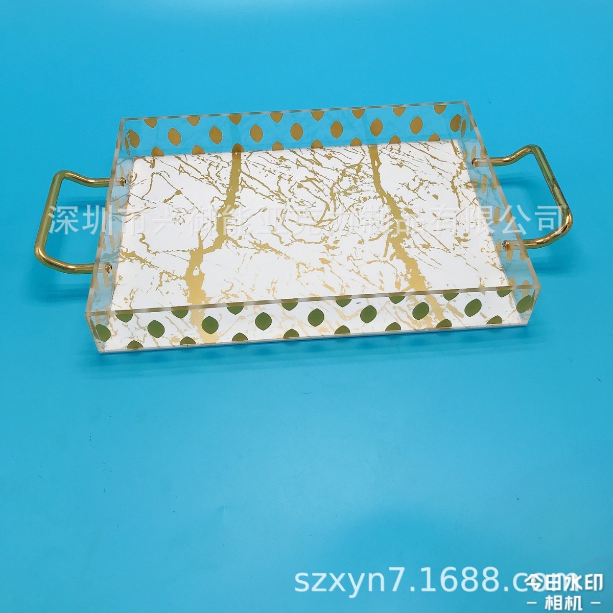 亚克力时尚环保精美托盘/亚克力餐盘生产厂家