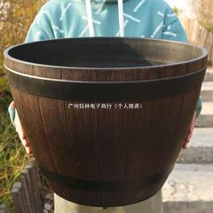 別荘の入り口の植木鉢の大きいサイズの家庭用の大型の植木鉢は庭に植えて木のたらいの竜のかめの鉄の木を植えます。