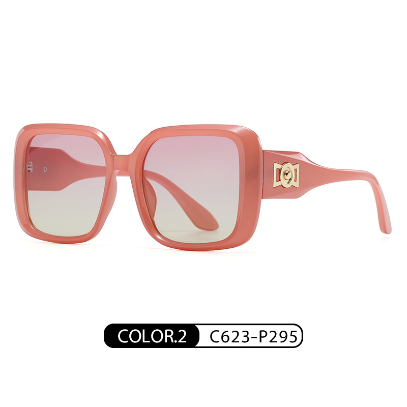 En stock gafas de sol polarizadas al por mayor tendencia de la moda gafas de sol de las nuevas mujeres TR7559 gafas de sol a prueba de sol