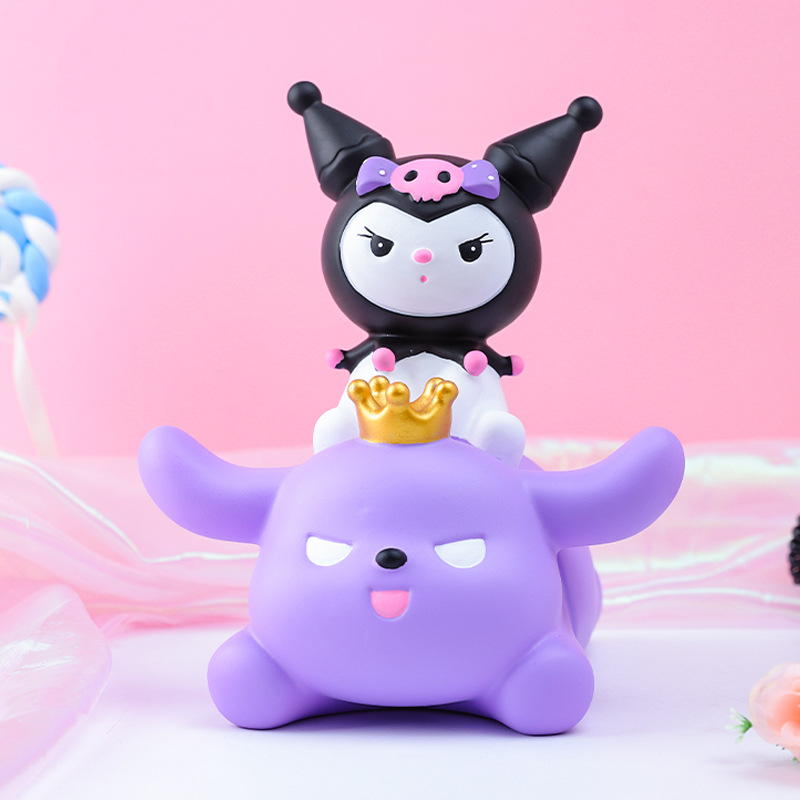 Emocional capabala alcancía vinilo durable alcancía regalo para niños decoración de escritorio entrega de una sola pieza