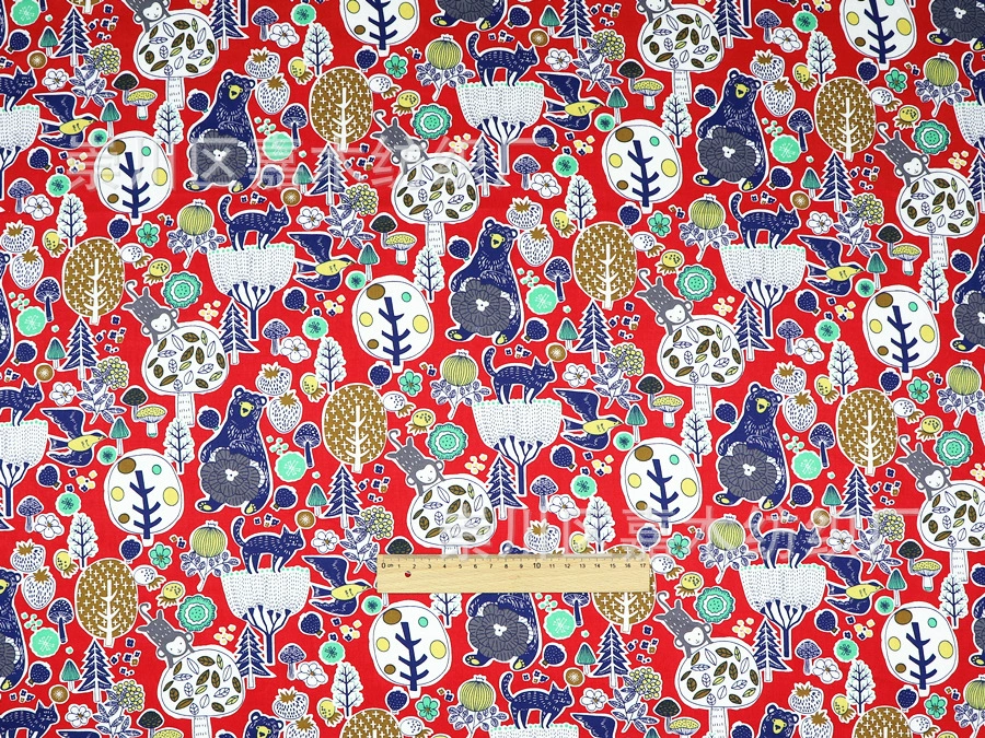 Хлопковая детская ткань с мультяшным рисунком, наволочка, простыня