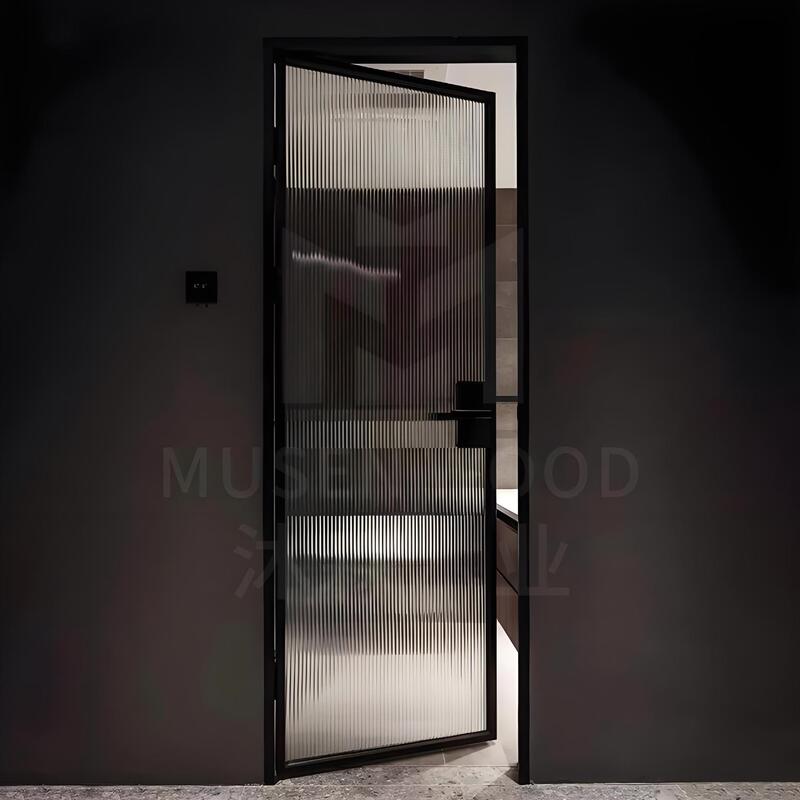 Modern Simple Aluminum Alloy Bedroom Room Bathroom Kitchen Very Narrow Border Balcony Living Room Hotel Partition Glass Door Modern Simple Aluminum Alloy Bedroom Room Bathroom Kitchen Very Narrow Border Balcony Living Room Hotel Partition Glass Door