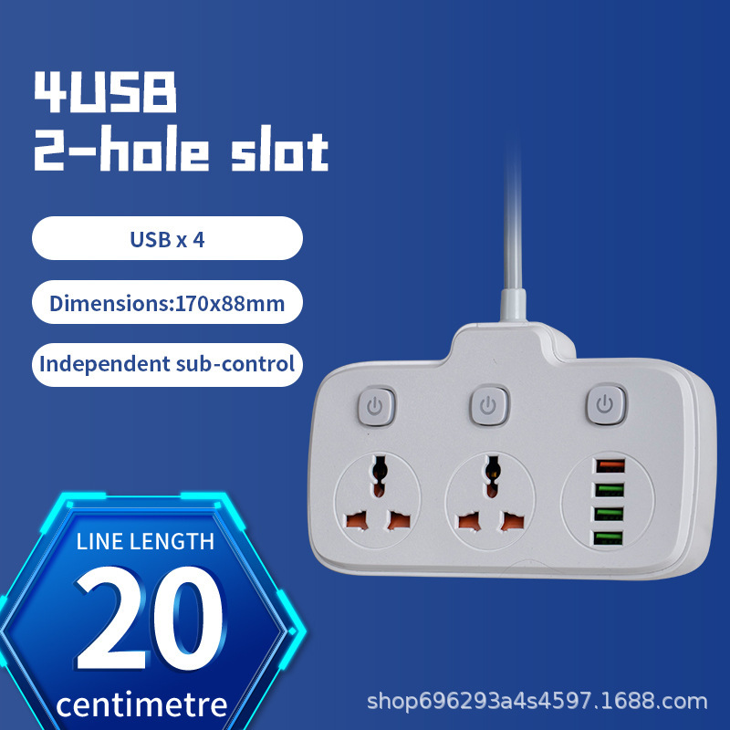 Materiales PC blancos 1 a 3 con 4USB 0.2 El metro