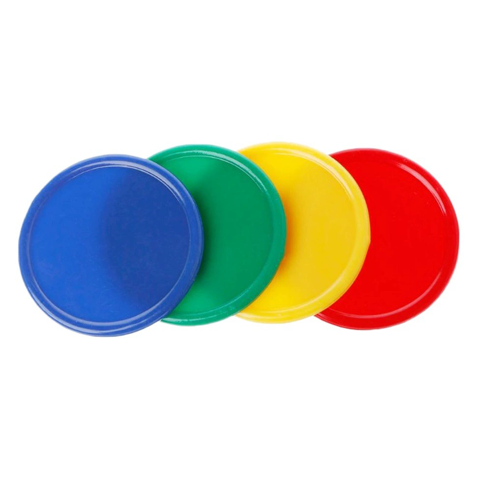 Цветная пластиковая монета пустая Интегральная монета награда монета без номинальной стоимости чип монета Токен обмен монета 2,5 см