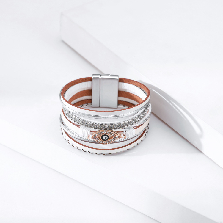 wholesale jewelry wide-brimmed eye shape bracelet Nihaojewelry