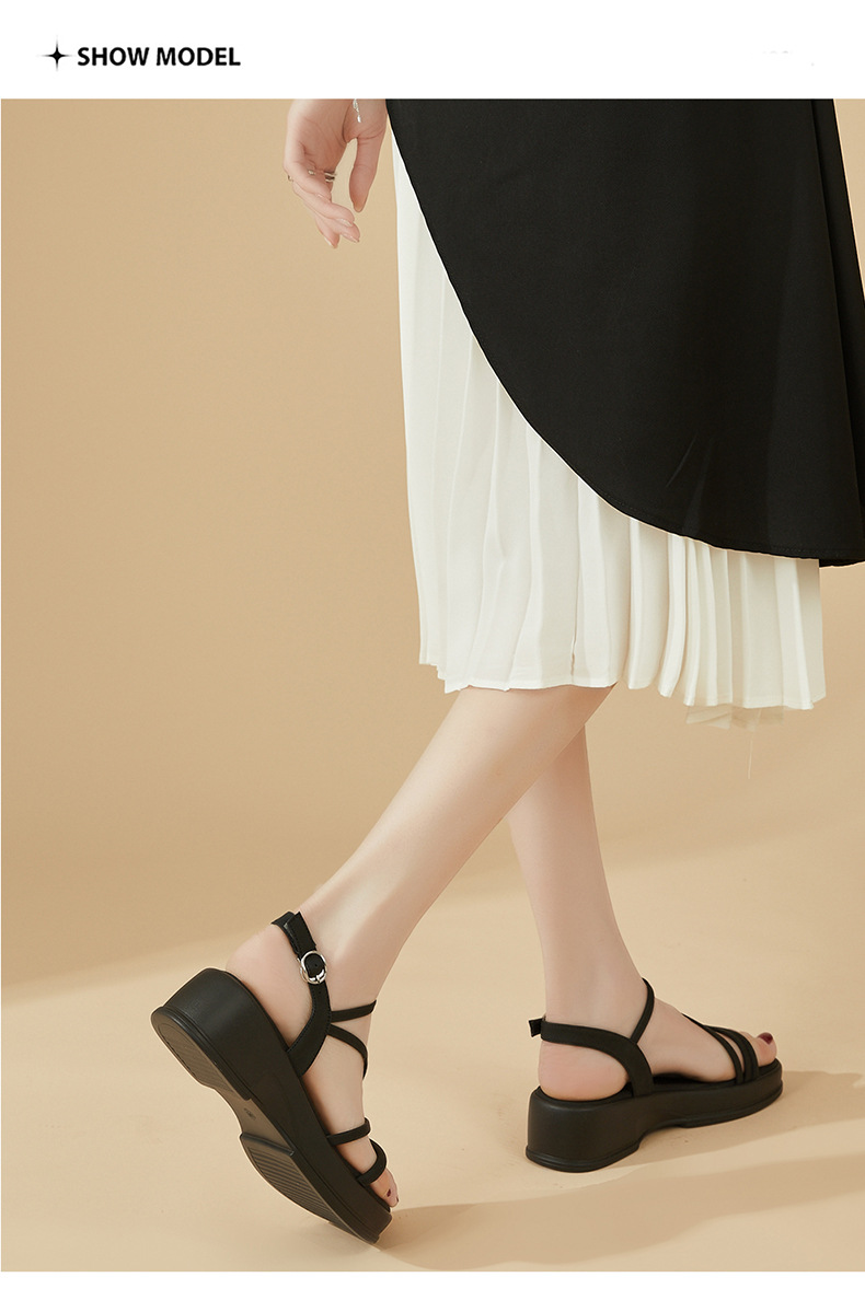 Dép sandal nữ đế dày quai chữ V mềm mại mùa hè 2025 — Màu be4623303090, Đen4623303090 chi tiết 6