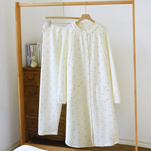 精梳棉春秋冬月子裙裤两件套空气棉产后喂奶月子服睡衣待产家居服