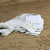 Price Lighting Paper Hand -written Paper Price Prices with Rope Rope Price Signing General Tags