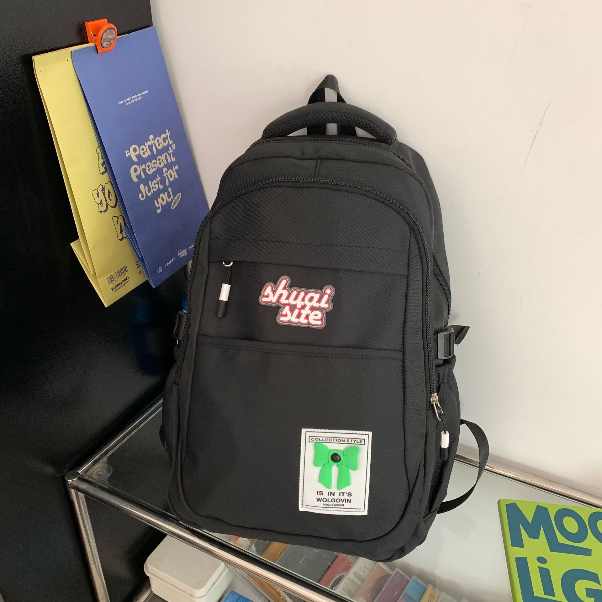 Mochilas escolares para estudiantes de secundaria 2025 bolsas de ocio simples y ligeras para mujeres de gran capacidad