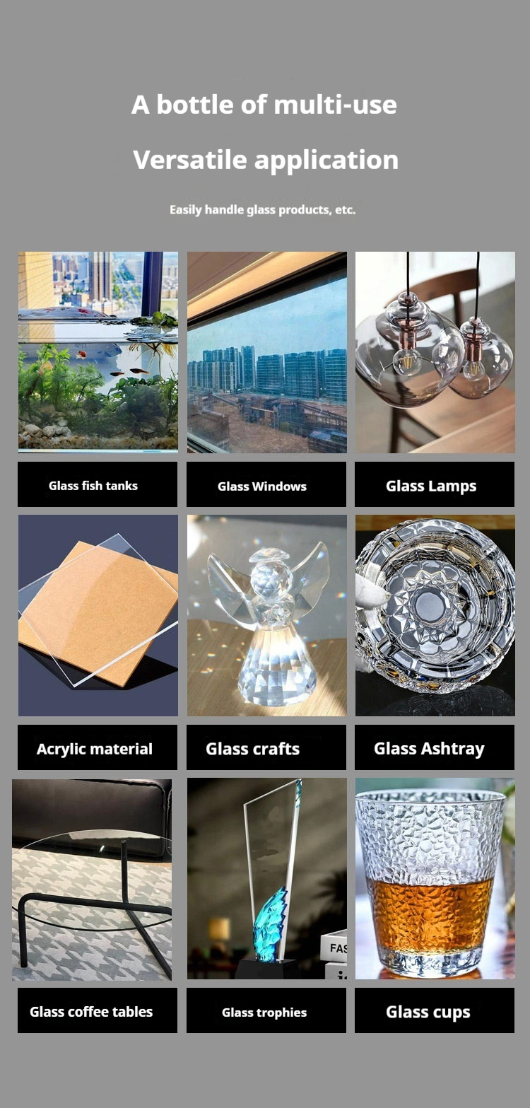 Cross-Border Special Supply of Glass Scratch Removal Polish for Home Countertops, Doors, Windows, Car Windows, and Windshields