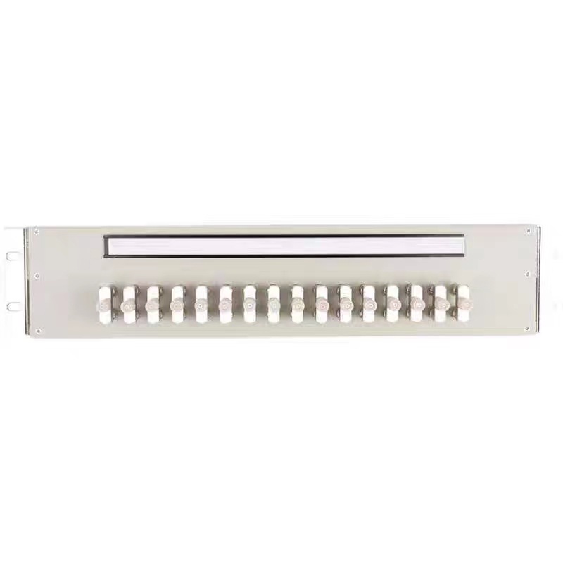 16 sistemas DDF Digital Distribution Frame 19 "Rack 2M Unidad conector coaxial