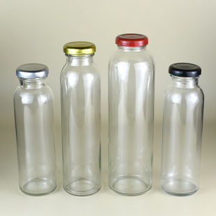 Cold Brew Tea Glass Bottle 310ml Sealed Milk Tea Coffee Beverage Bottle 500ml Sea Buckthorn Juice Repackaged Glass Bottle