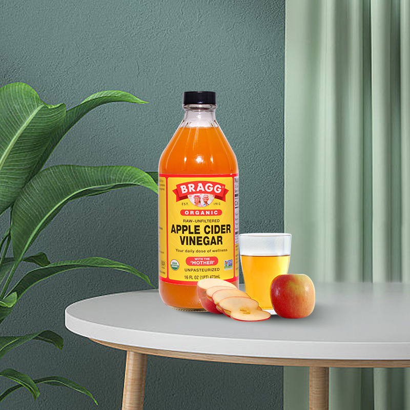 美进口Bragg浓缩纯苹果醋型原浆果醋原醋小瓶0脂肪0卡473ml|undefined