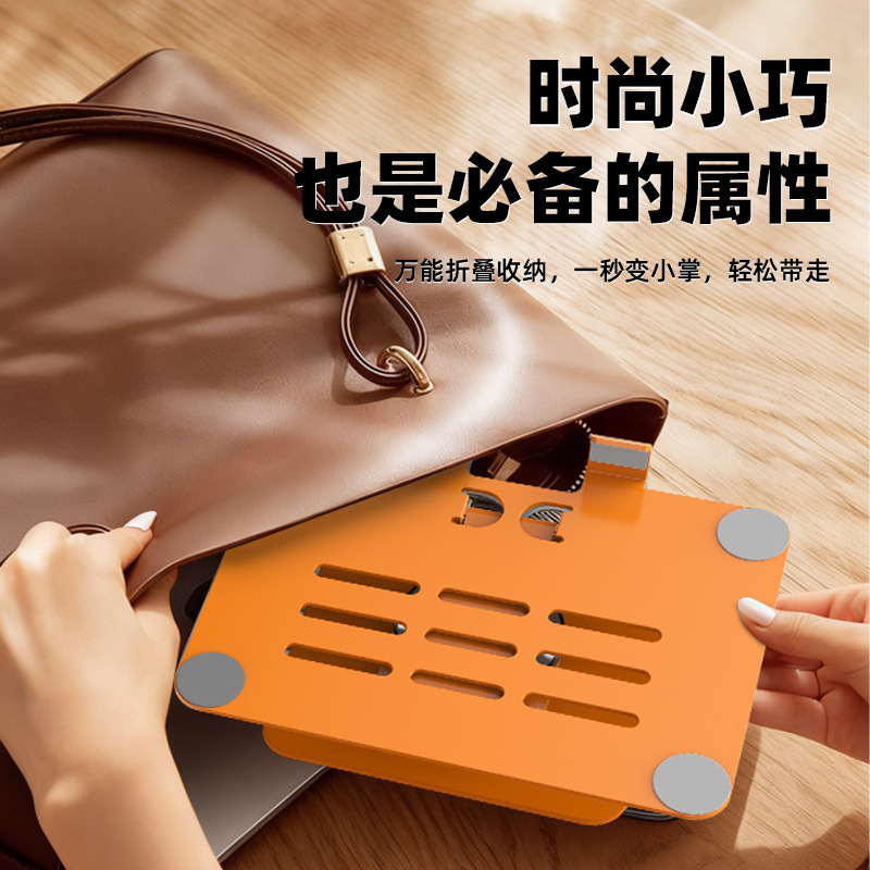 Todo de metal soporte plano plegable de escritorio IPD piso acrílico soporte 360 ° placa de soporte giratorio multifuncional