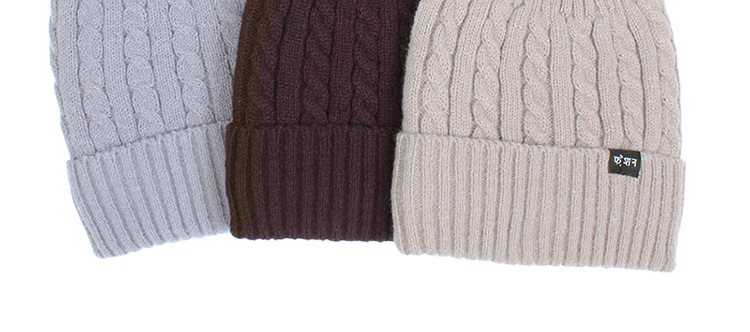 Men's Knitted Beanie With Ear Protection And Fleece Lining Warm_voghion.com