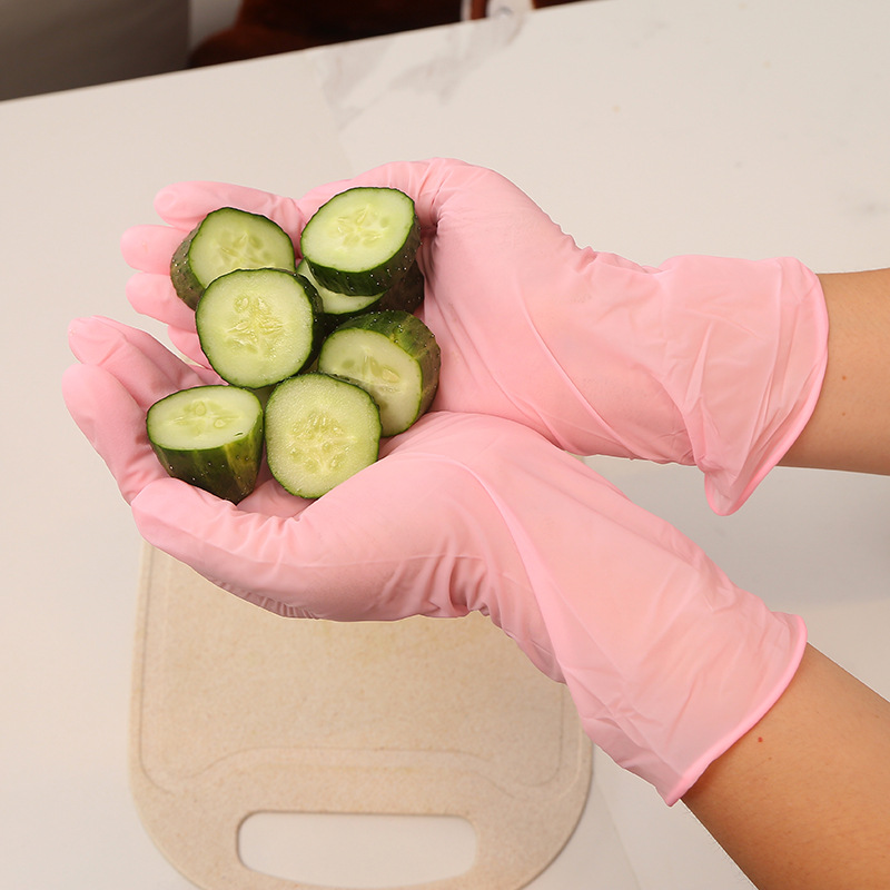 一次性丁腈手套批发 食品级餐饮烘焙用手套医用一次性PVC手套批发