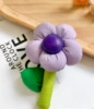 Purple accessory, flowered