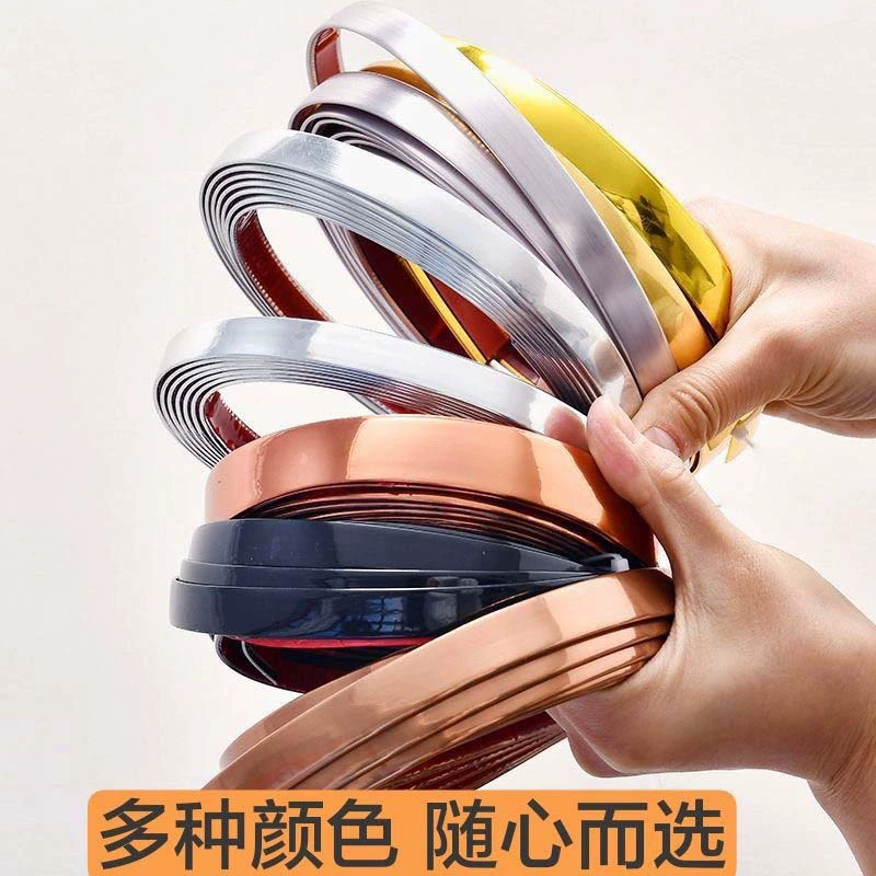 Легкая роскошная кромкооблицовочная полоса из ПВХ, новая угловая защитная полоса с кромкой в стиле шинуазри, обои, американская декоративная полоса с самоклеящейся стеной