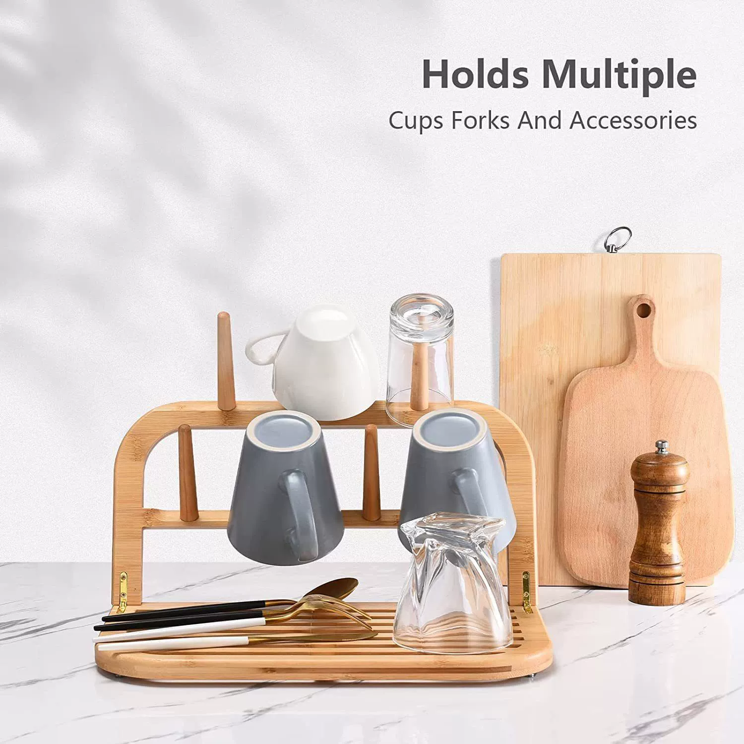 Бамбуковая деревянная полка для хранения кухонная посуда деревянная полка для хранения детских бутылочек складной стол слив простой стеллаж для хранения