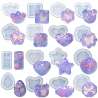 Гордый DIY без полировки одиночный кулон капля клей форма филе брелок силиконовая форма трансграничная Эксклюзив