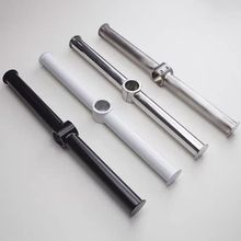 服装店专用的活动正挂配件可移动的不锈钢圆管卡扣挂钩