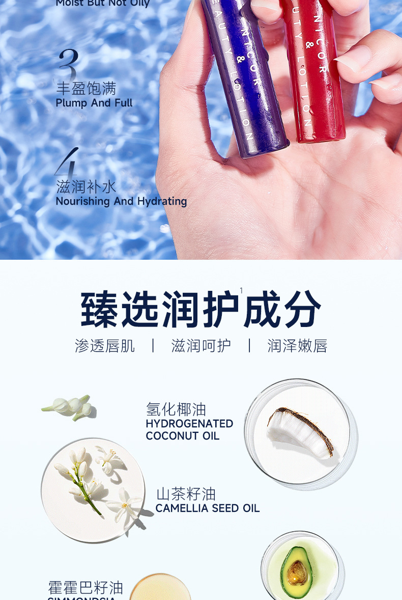 nicor Lip Essence Beauty Liquid hydrates, moisturizes, improves and cares for the lips, preventing dryness and cracking in autumn and winter, lip mask and lip oil undefined