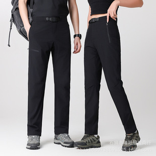 2025 Autumn and Winter Couple Soft Shell Jackets Men's and Women's Windproof and Waterproof Outdoor Mountaineering Sports Pants Straight-Leg Pants Wholesale