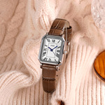 歌迪经典款复古小方简约高级学生款真皮腕表手表女士精致百搭