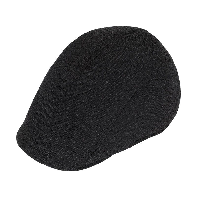 Sombrero de los hombres de primavera y verano nuevo de mediana edad y ancianos hacia adelante sombrero transpirable a prueba de sol delgada gorra de pico boina británica sombrero de pintor