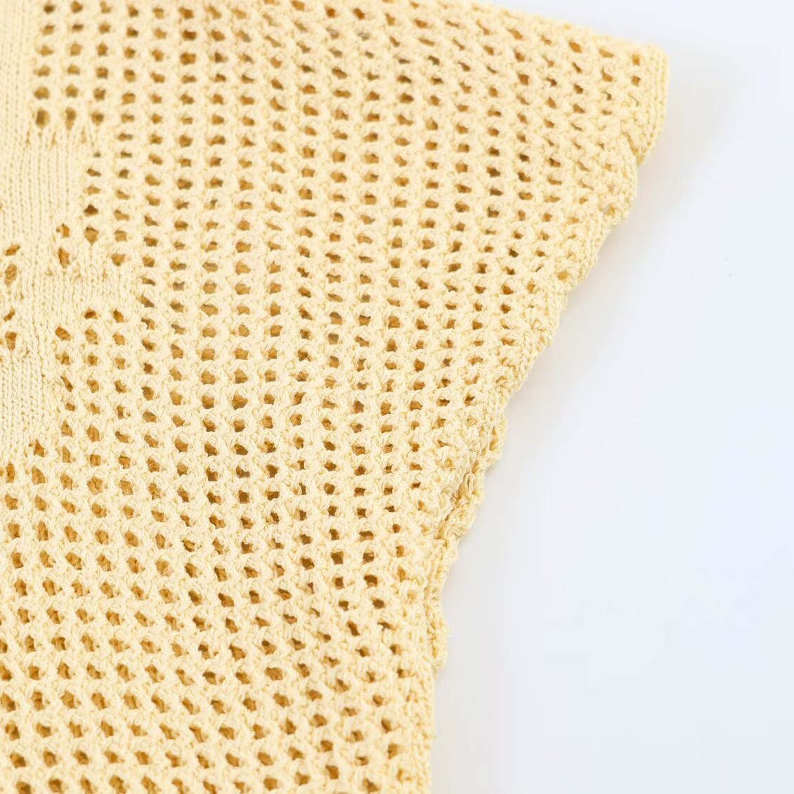 Damen Spitzenbluse Kurzarm Rundhalsausschnitt Y2k Sommertop_voghion.com