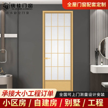 鋁合金平開門 搭配高檔品牌五金配件 保證整體強度